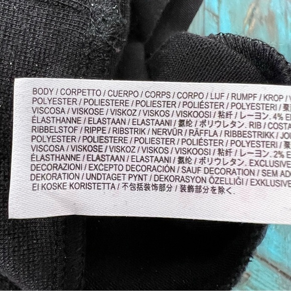 Disney Store Mickey Mouse Jeweled Lightweight Black Crew Neck Sweater Size XL - Picture 11 of 12